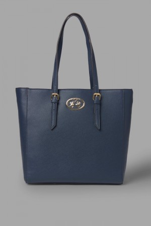 La Martina Double-handle Tote Çanta Kadın Lacivert | RFC-6759