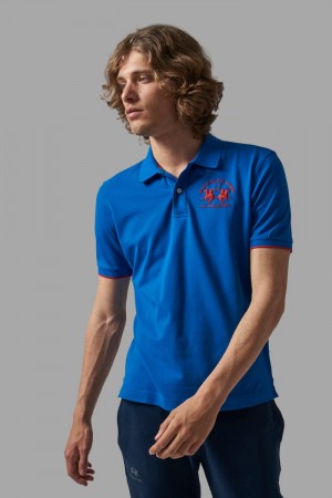 La Martina Regular-fit Polo Gömlek Erkek Mavi | POT-5797