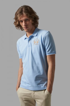 La Martina Regular-fit Polo Gömlek Erkek Mavi | WES-9369