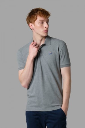 La Martina Slim-fit Polo Gömlek Erkek Gri | MMI-1176