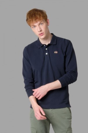 La Martina Slim-fit Polo Gömlek Erkek Lacivert | IIF-7370