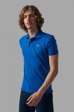 La Martina Slim-fit Polo Gömlek Erkek Mavi | BES-0884