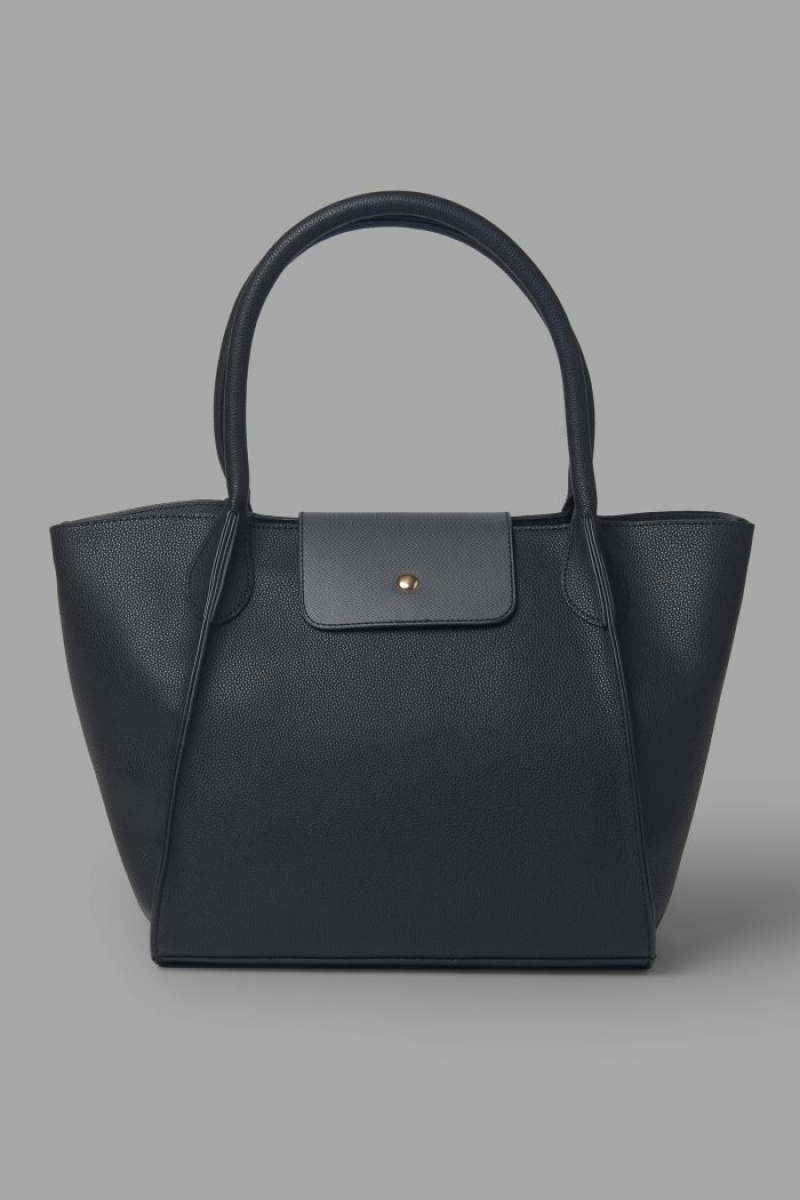 La Martina Double-handle Tote Çanta Kadın Siyah | RQB-9258