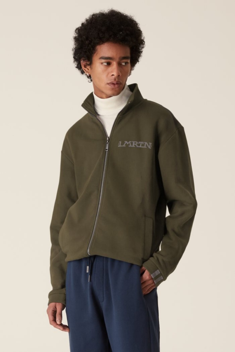 La Martina LMRTN High-neck Sweatshirt Koyu Yeşil | SXL-3183