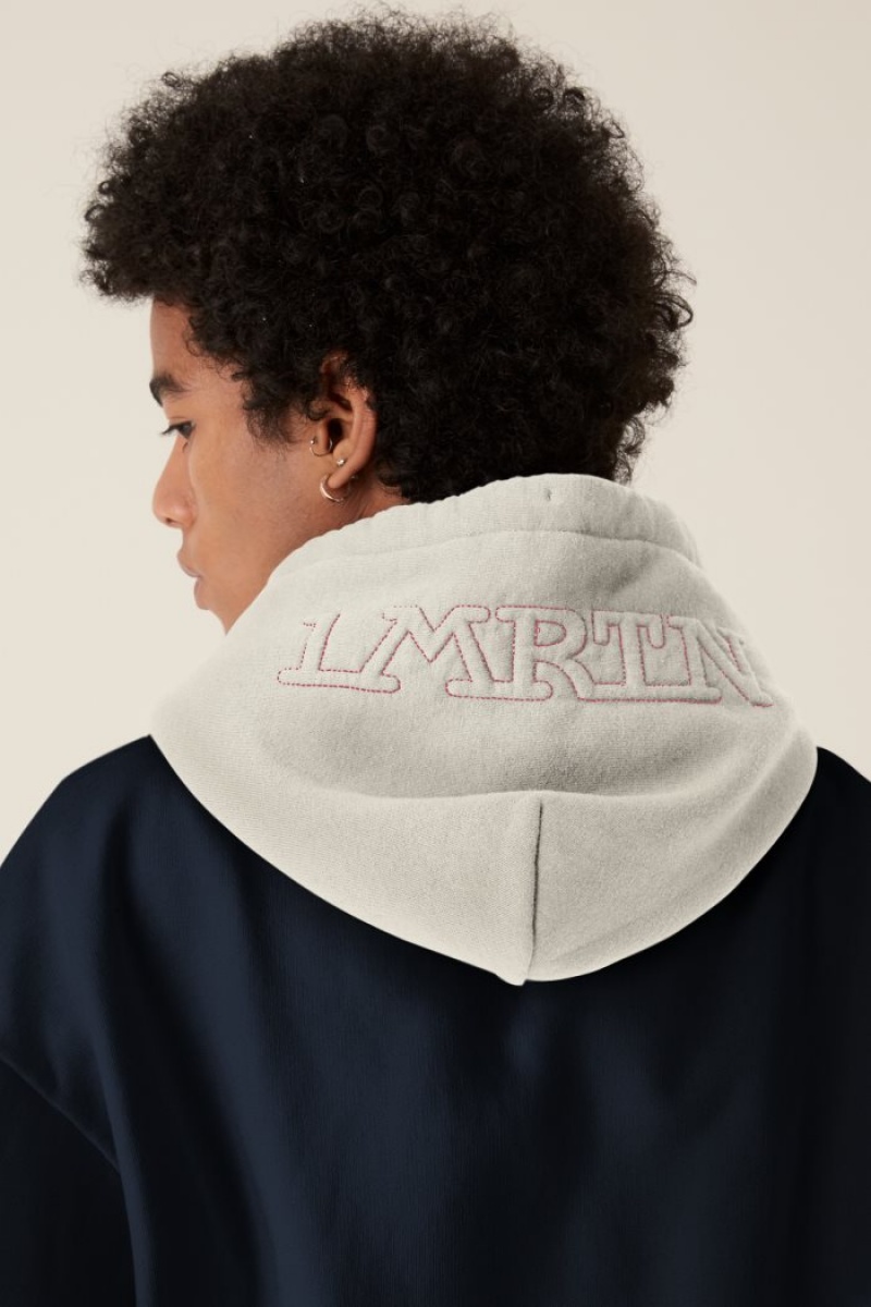 La Martina LMRTN Kapüşonlu Sweatshirt Lacivert | IUC-4580