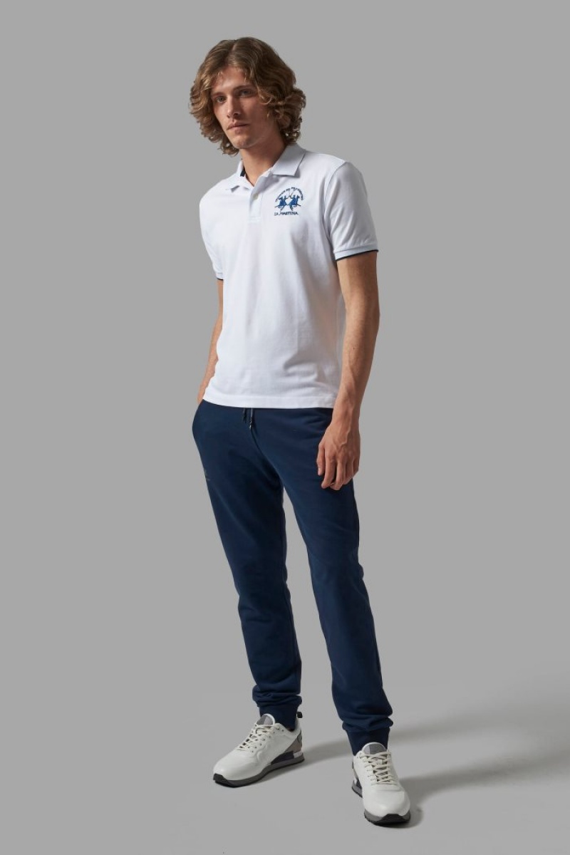 La Martina Regular-fit Polo Gömlek Erkek Beyaz | MGQ-0991