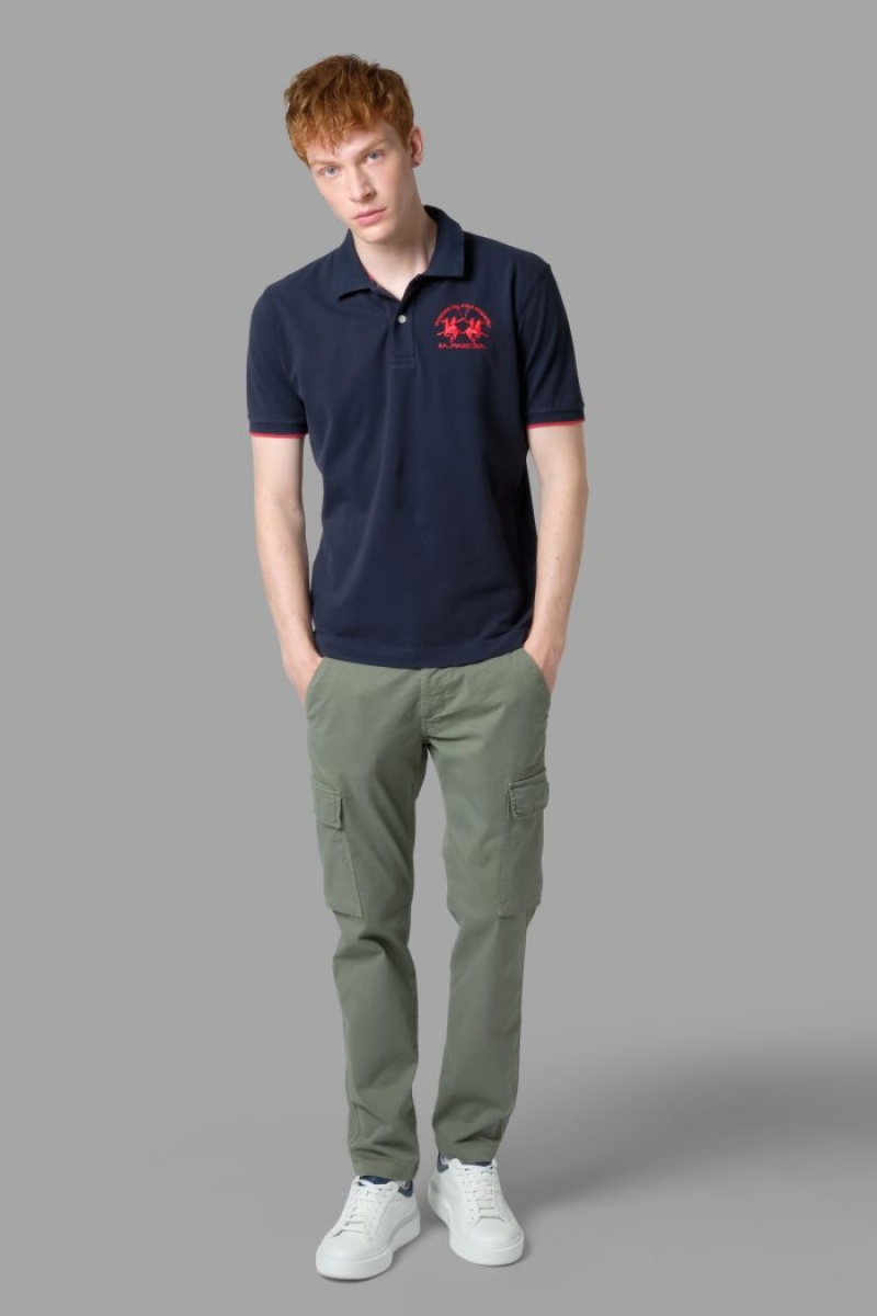 La Martina Regular-fit Polo Gömlek Erkek Lacivert | QZU-9824