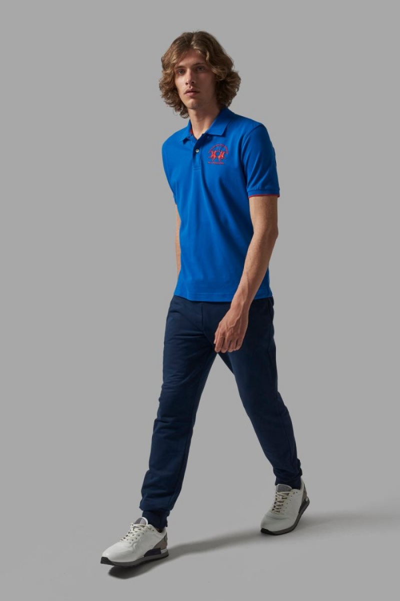 La Martina Regular-fit Polo Gömlek Erkek Mavi | POT-5797