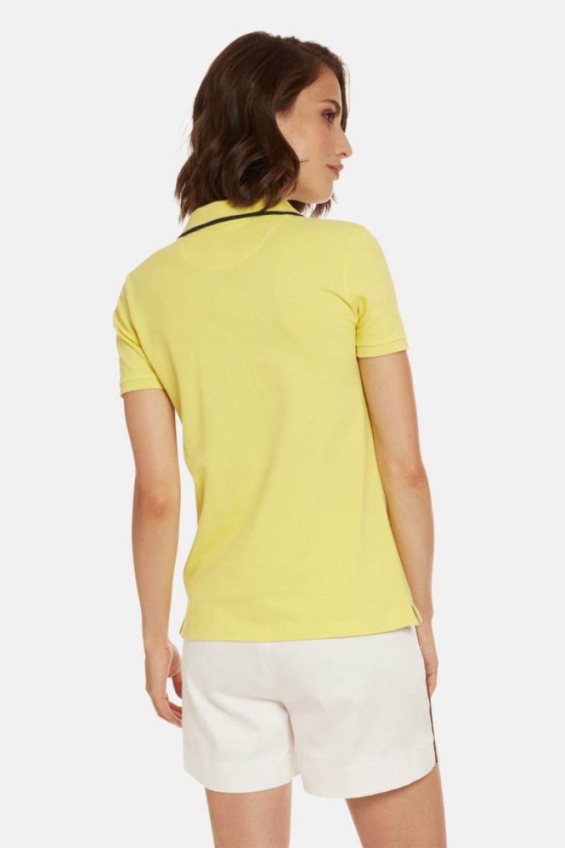 La Martina Regular-fit Sequin Polo Gömlek Kadın Limon | NBU-9715