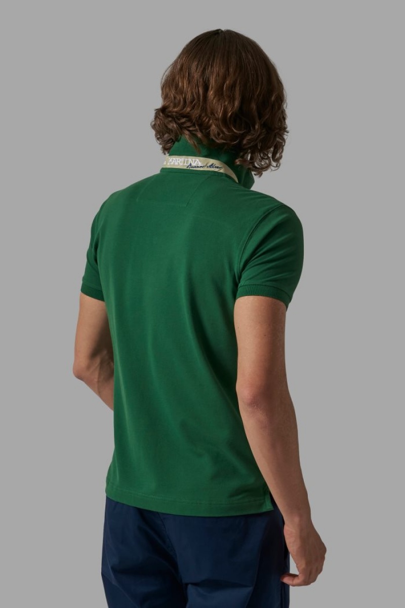 La Martina Slim-fit Polo Gömlek Erkek Yeşil | SFJ-6279